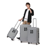 DKNY Front Row Range Silver Hard 20" Cabin Luggage