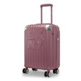 DKNY STACK LOGO Range Metallic Pink Hard 22" Cabin Luggage