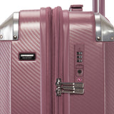 DKNY STACK LOGO Range Metallic Pink Hard 22" Cabin Luggage