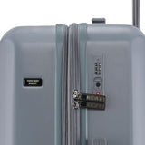 DKNY URBAN SAFARI Range Blue Suede Hard 24" Medium Luggage