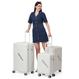 DKNY YOUR CALL Range White Hard 26" Medium Luggage