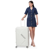 DKNY YOUR CALL Range White Hard 30" Large Luggage