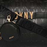 DKNY Impressionist Range Black Soft One Size Duffle