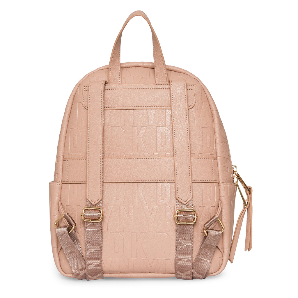 dkny rose gold leather backpack DKNY Impressionist Range Blush Soft One Size Backpack – BEAUTY SCENTIMENTS