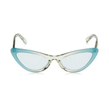Diesel Womens Blue Lens Brown Cat Eye Sunglasses with 100% UV Protection - DL0303 54 89V
