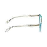 Diesel Womens Blue Lens Brown Cat Eye Sunglasses with 100% UV Protection - DL0303 54 89V