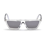 Diesel Mens Grey Lens Crystal Geometric Sunglasses with 100% UV Protection - DL0304 57 26C