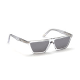 Diesel Mens Grey Lens Crystal Geometric Sunglasses with 100% UV Protection - DL0304 57 26C