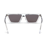 Diesel Mens Grey Lens Crystal Geometric Sunglasses with 100% UV Protection - DL0304 57 26C