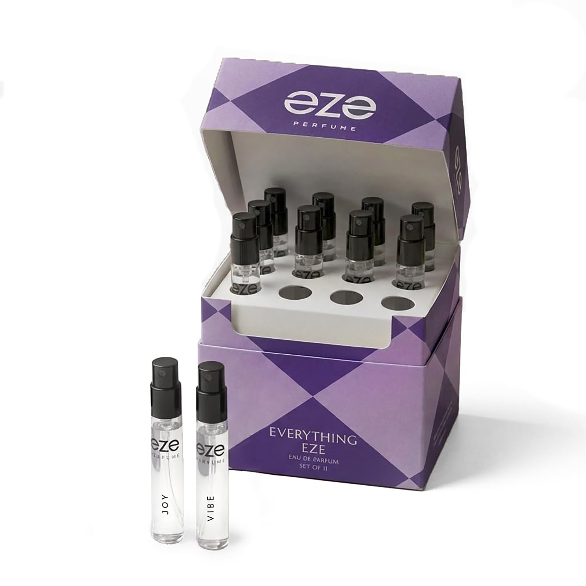 Eze Perfume Everything Essential Gift Set For Men and Women (Eau de Perfume 11 x 3ml)