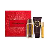 Ferragamo Spicy Leather Gift Set (Eau de Parfum100ml + 15ml + Shower Gel 100ml)