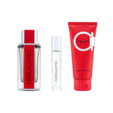 Ferragamo Red Leather Pour Homme Gift Set (Eau de Parfum 100ml + 10ml + Shower Gel 100ml)