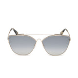 Tom Ford Womens Grey Lens Gold Cat Eye Sunglasses with 100% UV Protection - FT0563 64 28C