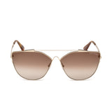 Tom Ford Womens Brown Lens Gold Cat Eye Sunglasses with 100% UV Protection - FT0563 64 28G