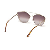 Tom Ford Womens Brown Lens Gold Cat Eye Sunglasses with 100% UV Protection - FT0563 64 28G