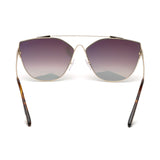 Tom Ford Womens Brown Lens Gold Cat Eye Sunglasses with 100% UV Protection - FT0563 64 33G
