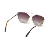 Tom Ford Womens Brown Lens Gold Cat Eye Sunglasses with 100% UV Protection - FT0563 64 33G