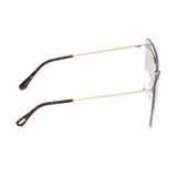 Tom Ford Womens Brown Lens Gold Butterfly Sunglasses with 100% UV Protection - FT0682 63 28G