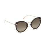 Tom Ford Womens Brown Lens Brown Cat Eye Sunglasses with 100% UV Protection - FT0683 63 52K