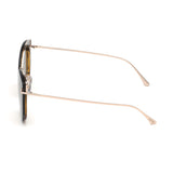 Tom Ford Womens Brown Lens Brown Cat Eye Sunglasses with 100% UV Protection - FT0683 63 52K