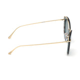 Tom Ford Womens Blue Lens Blue Cat Eye Sunglasses with 100% UV Protection - FT0683 63 55X