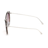 Tom Ford Womens Pink Lens Pink Cat Eye Sunglasses with 100% UV Protection - FT0683 63 55Z