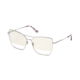 Tom Ford Womens Beige Lens Silver Butterfly Sunglasses with 100% UV Protection - FT0738 61 16C