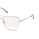 Tom Ford Womens Beige Lens Silver Butterfly Sunglasses with 100% UV Protection - FT0738 61 16C