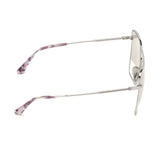 Tom Ford Womens Beige Lens Silver Butterfly Sunglasses with 100% UV Protection - FT0738 61 16C