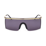 Tom Ford Mens Grey Lens Gold Shield Sunglasses with 100% UV Protection - FT0980 00 30A