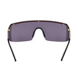 Tom Ford Mens Grey Lens Gold Shield Sunglasses with 100% UV Protection - FT0980 00 30A