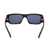 Tom Ford Unisex Grey Lens Brown Rectangular Sunglasses with 100% UV Protection - FT0986 56 52A