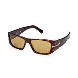 Tom Ford Unisex Brown Lens Brown Rectangular Sunglasses with 100% UV Protection - FT0986 56 52E