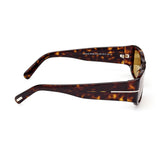 Tom Ford Unisex Brown Lens Brown Rectangular Sunglasses with 100% UV Protection - FT0986 56 52E