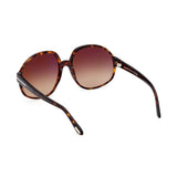 Tom Ford Womens Brown Lens Brown Round Sunglasses with 100% UV Protection - FT0991 61 52F