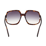 Tom Ford Womens Blue Lens Brown Oversized Sunglasses with 100% UV Protection - FT0992 60 52W