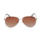 Tom Ford Unisex Brown Lens Gold Pilot Sunglasses with 100% UV Protection - FT0993 59 32F
