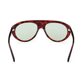 Tom Ford Mens Green Lens Red Pilot Sunglasses with 100% UV Protection - FT1001 57 54N