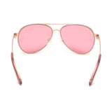Guess Kids Red Lens Rose Pilot Sunglasses with 100% UV Protection - GU9187 51 28S