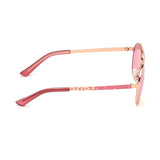 Guess Kids Red Lens Rose Pilot Sunglasses with 100% UV Protection - GU9187 51 28S