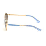 Guess Kids Brown Lens Gold Pilot Sunglasses with 100% UV Protection - GU9187 51 32F