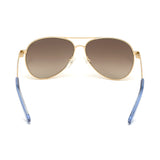 Guess Kids Brown Lens Gold Pilot Sunglasses with 100% UV Protection - GU9187 51 32F