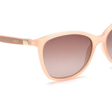 Idee Brown Gradient Lens Butterfly Sunglass Full Rim Shiny Light Brown Frame With 100% Uv Protection - Ids2696C9Psg