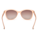 Idee Brown Gradient Lens Butterfly Sunglass Full Rim Shiny Light Brown Frame With 100% Uv Protection - Ids2696C9Psg