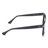 Idee Smoke Gradient Lens Square Sunglass Full Rim Shiny Blue Frame With 100% Uv Protection - Ids2800C7Psg