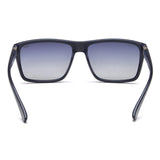 Idee Blue Gradient Lens Square Sunglass Full Rim Shiny Dark Blue Frame With 100% Uv Protection - Ids2802C10Psg