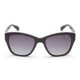 Idee Smoke Gradient Lens Square Sunglass Full Rim Shiny Dark Violet Frame With 100% Uv Protection - Ids2828C5Sg