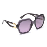 Idee Violet Gradient Lens Square Sunglass Full Rim Shiny Crystal Violet Frame With 100% Uv Protection - Ids2860C4Psg