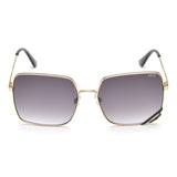 Idee Smoke Gradient Lens Butterfly Sunglass Full Rim Shiny Light Gold Frame With 100% Uv Protection - Ids2870C4Sg