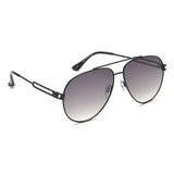 Idee Green Gradient Fm Lens Pilot Sunglass Full Rim Shiny Black Frame With 100% Uv Protection - Ids2877C1Sg